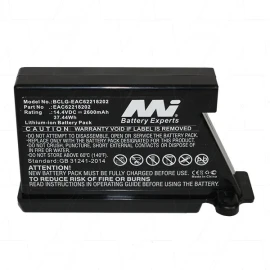 EAC62218202 Battery suitable for LG HomeBot VPARQUET, VCARPETX, VR/VSR series