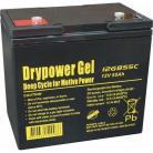 Drypower 12V 55Ah Sealed Lead Acid Gel Deep Cycle Battery