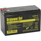Deep cycle - Drypower 12V 7Ah Sealed Lead Acid Gel Battery motive power, mobility scooter, golf buggy 