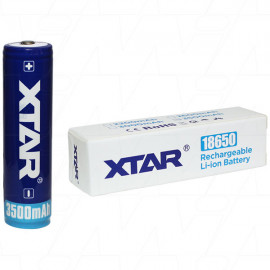 XTAR 3500mAh 18650 size Lithium Ion Torch Battery