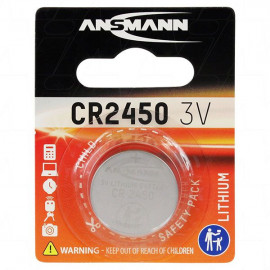 CR2450-BP1(A) - 5020112 Ansmann CR2450 Consumer Lithium Battery Coin Cell