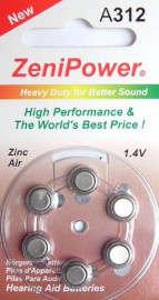 ZeniPower A312 Zinc Air