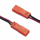 Enepower CE133C JST SYR-02T Female Connector 22AWG 150mm leads PIN 1 Black, PIN 2 Red