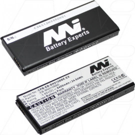 Mobile Phone Extended Capacity Battery with up to Double Run Time suitable for Samsung Galaxy Note 4 