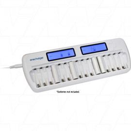 16 cell automatic quick charger/discharger for 1-16 AA & AAA NiMH cells. 