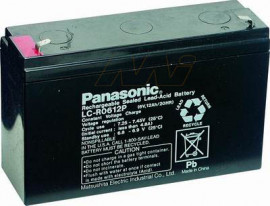 Panasonic 6v 12Ah, LC-R0612PU