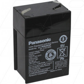 Panasonic 6v 4.5Ah, LC-R064R2P, LC-R064R5P