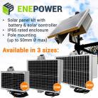 SMK-ENE30W 30W Pole Mountable Solar Panel Kit 