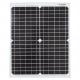 SY2-M20W-5M  	Symmetry 12V 20W 36 cells 1.09A IP65 Junction Box Monocrystalline Solar Module with 5m x 1.3mm2 dual core leads with tinned cable ends 