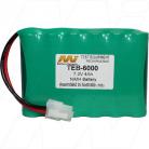  	Battery for Riser Bond 6000, 6000 XDSL, 6000 CTS STD