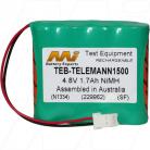 Battery for Telemann Digital TV Level Meter 1500 Series
