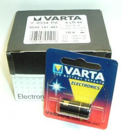 Varta V4034PX, Pack of 10,  4LR44, Citronella Dog Collar Battery